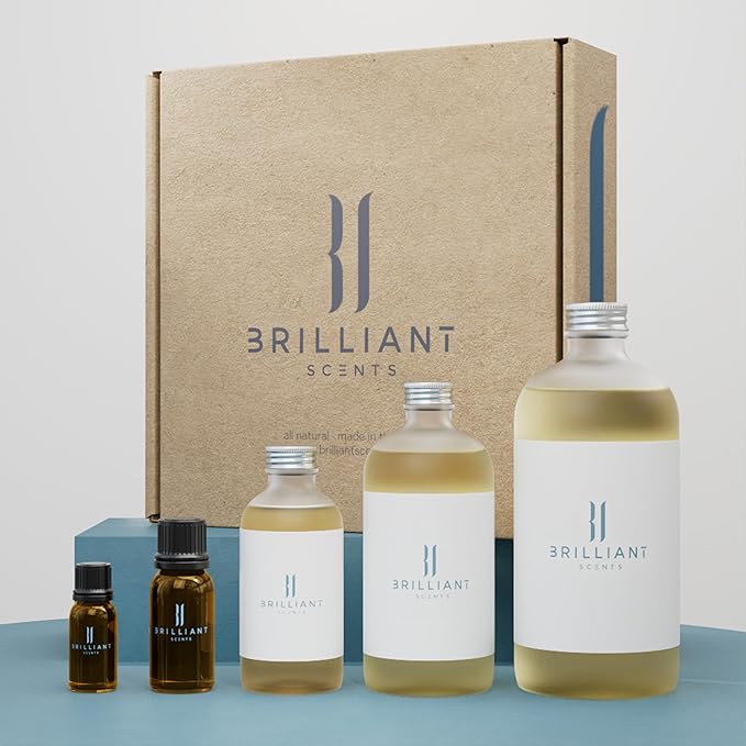 Brilliant Scents Diffuser Oil Refill, Inspired by Hilton Hotels, Hotel Series Aroma Scents, Essential Oils Set for Home, Fragrance Oil for Candle Making, Home, 50 ML, Lanai Sunrise