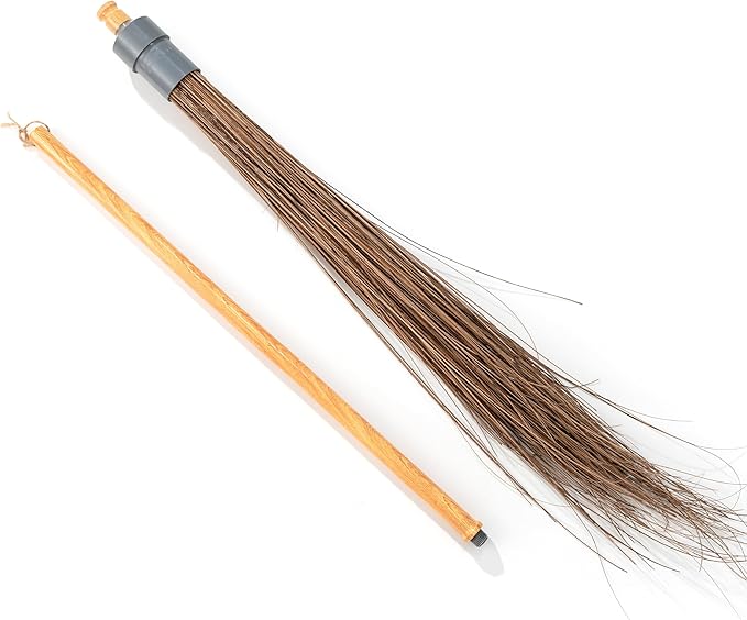 Coconut Natural Broom - 66.93 Inches Length, Heavy Duty Broom for Sweeping Patio, Garden, House, Garage and Other Outdoor Spaces.