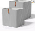 Cube Storage Bin 12x12 in- 2 Pack,Collapsible Fabric Storage Bins,Open Home Storage Bins,Baskets for organizing,For Clothing Storage,Toy Storage,Office Storage,Home Decoration