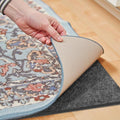 Waterproof Rug Pad, Thick 5x8 Ft Under Area Rug Carpet Pad, Non Slip Rug Pads for All Floors and Hardwood Floors Finishes, Keep Carpets in Place Soft and Prevent Rug from Wrinkling or Buckling