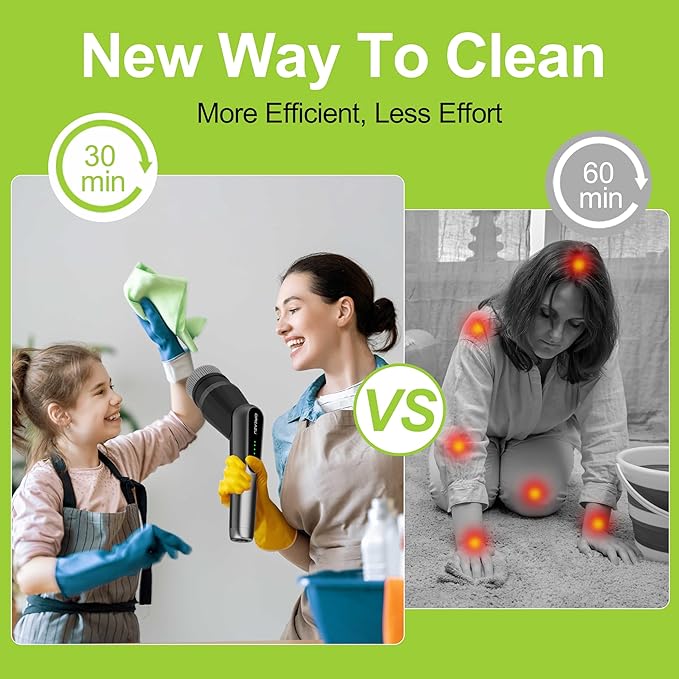 Dreazu G2-Pro Electric Spin Scrubber - Upgraded 10-in-1 scrubber brush electric, Retractable Handle & 2-Speed for Bathroom, Bathtub, Kitchen, Tile Floors(Gray Brush Head）