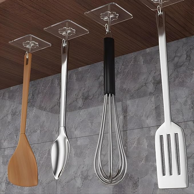 Hook; Wall Hook; Sticky Hook; self-Adhesive Hook; Load-Bearing Hook; Nail-Free and Traceless Hook; Damage-Free Wall Hook; Auxiliary Hook; Kitchen and Bathroom Hook (100)