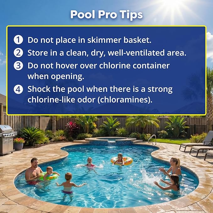 In The Swim 3 Inch Stabilized Chlorine Tablets for Sanitizing Swimming Pools - Individually Wrapped, Slow Dissolving - 90% Available Chlorine - Tri-Chlor - 50 Pounds