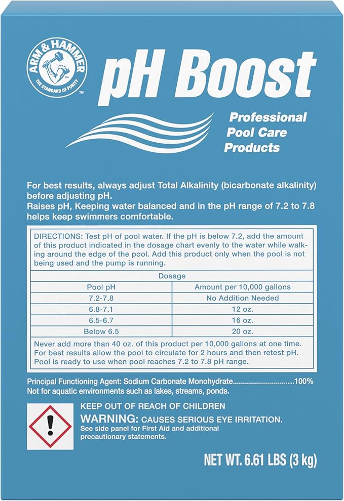 ARM & Hammer pH Boost Professional Pool Care, 6.6 lb (Case of 6)