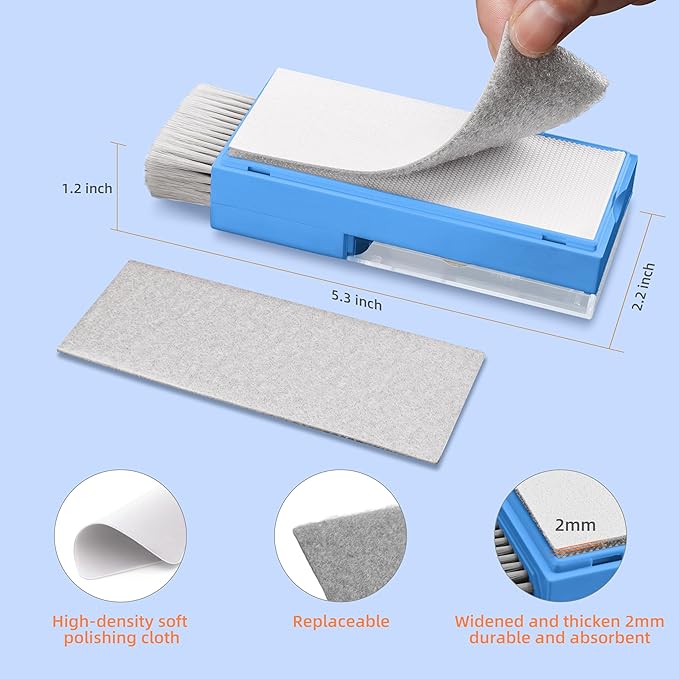 Tassmpitor Laptop Cleaning Kit, Keyboard Cleaning Kit with Spray and Wipe, Keyboard Cleaner for MacBook iPad Tablet iPhone Computer Camera Lens Airpods Earbuds, Mutitool Brush for Electronic Screen