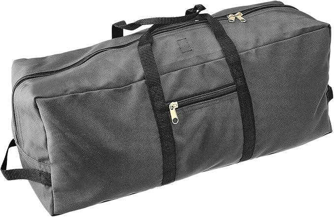 5 ft Christmas Tree Storage Bag - Heavy Duty Large Artificial Christmas Tree Bag with Reinforced Handles - 600D Oxford Cloth Artificial Disassembled Trees (gray)