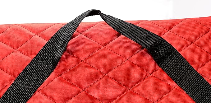 Simple Living Solutions Premium 7.5ft Quilted Rolling Christmas Tree Storage Bag. Store Disassembled 7.5 Artificial Christmas Trees or Holiday Supplies
