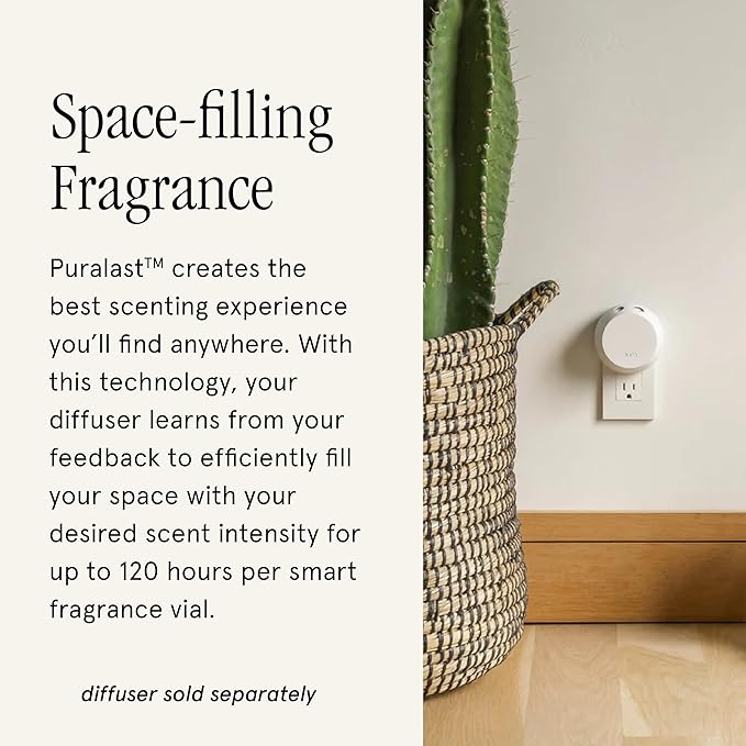 Pura & Mersea Home Scent Refill - Smart Home Air Diffuser - Up to 120-Hours of Luxury Fragrance per Refill - Spring & Summer Fragrance - 2 Pack, Saltaire