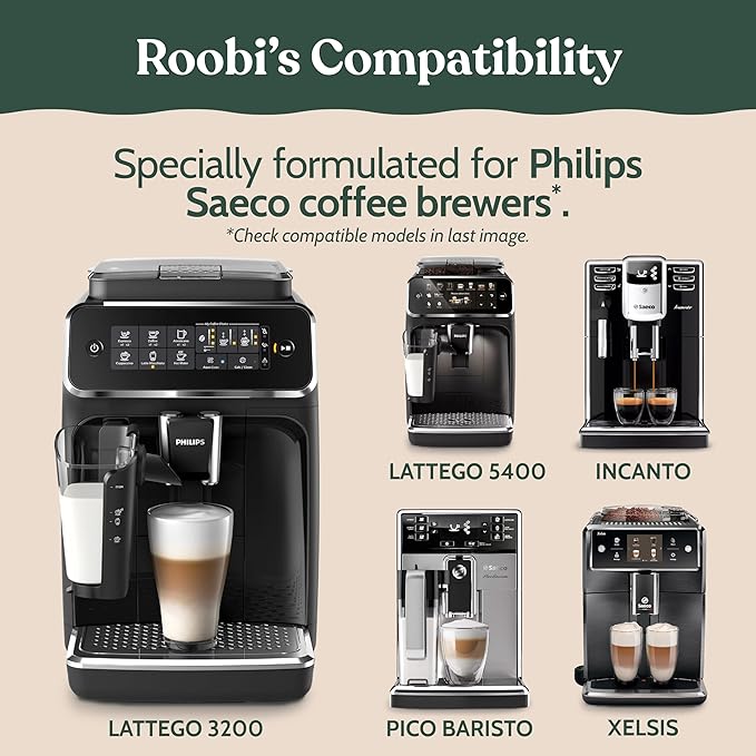 Roobi Compatible Philips Water Filters. Specially Designed for Philips Coffee Machines, Carbon Neutral Aqua Clean Water Filters. 2 Pack, 6 Months Supply.