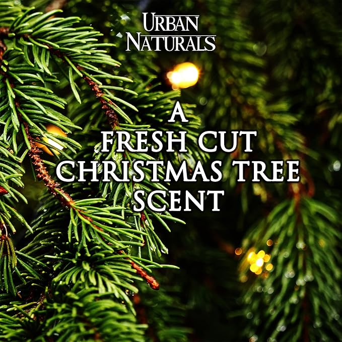 Urban Naturals Balsam Forest Oil Reed Diffuser Refill + Free Set of Reed Sticks - Fragrance Notes of Pine Fir Needles, Evergreen, Woodsy Cedar and Sandalwood – Vegan, 4 oz Made in The USA