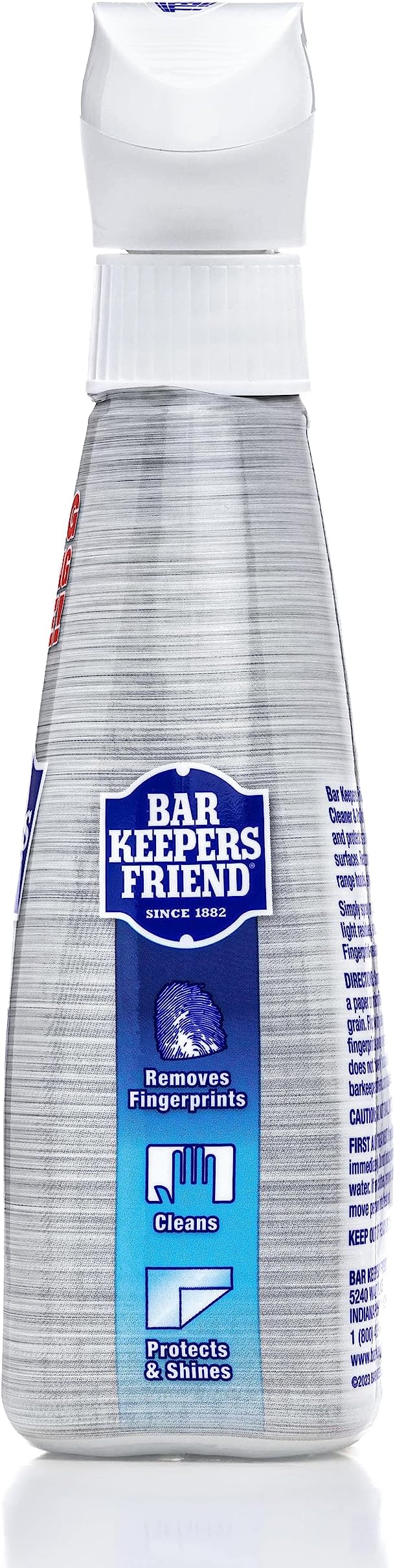 Bar Keepers Friend Stainless Steel Cleaner and Polish Spray (2 x 16 oz) Removes Oily Fingerprints, Hard Water Stains, Grime & Food Debris without Scratching or Dulling Appliances & Surfaces