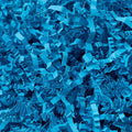 Mefleet 1 LB Crinkle Cut Paper Shred Filler Blue Crinkle Shredded Paper for Gift Box - Gift Basket Bag Filler - Grass Cushion Stuffing for Christmas Holiday Packaging Wrapping