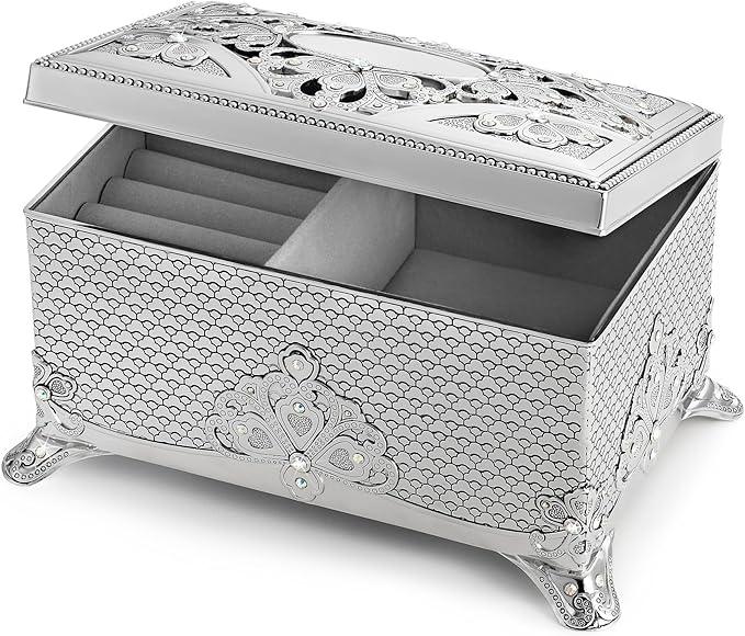 THINGS REMEMBERED Personalized Engraved Anastasia Clover Musical Keepsake Box (Free Customization)