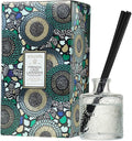 Voluspa French Cade Lavender Scented Reed Diffuser, 3.4 oz, Luxury Woody Lavender Diffuser, Oil Reed Diffusers for Home, Handcrafted in The USA