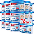 16 Pack Moisture Absorbers, 10.6 OZ Humidity Absorber Bucket, Moisture Absorbers for Closet, Dehumidifier Bucket for Wardrobes, Kitchens and Bathrooms, Fragrance Free Humidity Absorber