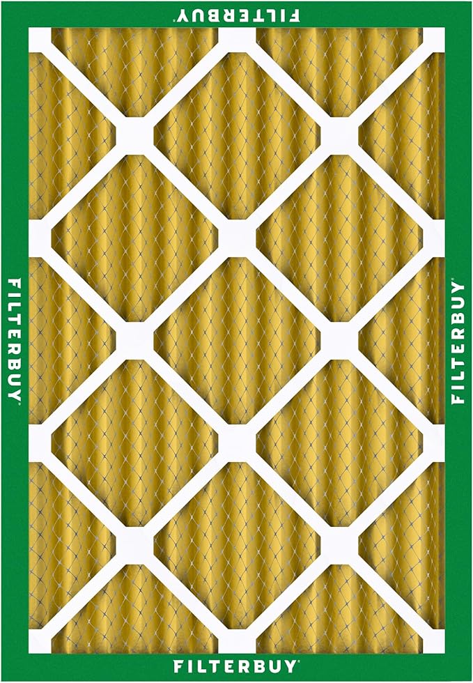 Filterbuy 10x17x2 Air Filter MERV 11 Superior Pet & Allergy Defense (2-Pack), Electrostatic Pleated Outer Filters for WEN 3410 (90243-027-2) Air Filtration System (Actual Size: 9.69 x 16.56 x 1.75)