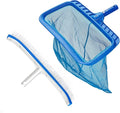 TOPDING & HZ Swimming Pool Cleaner, Pool Skimmer Leaf Net with 18" Pool Skimmer Net Dark Blue
