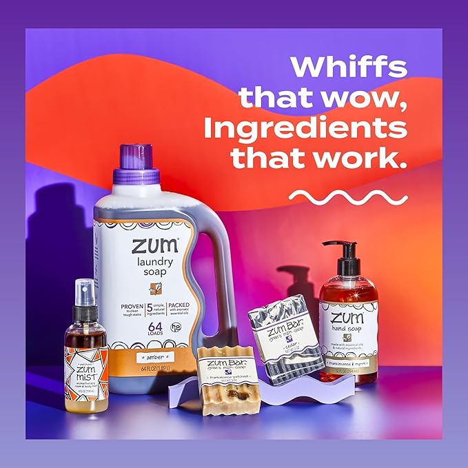 Indigo Wild Zum Mist Room & Body Spray - Aromatherapy Essential Oil Spray - Natural Body Mist & Room Spray - Lemongrass Scent - 4 fl oz (2 Pack)