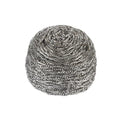 Restaurantware Stainless Steel Scrubber 100 Pack 3.543 x 3.543 x 2.362 Inches Heavy-Duty Metal Cleaning Pad Rust-Resistant Kitchen Scouring Tool for Tough Cleaning Silver