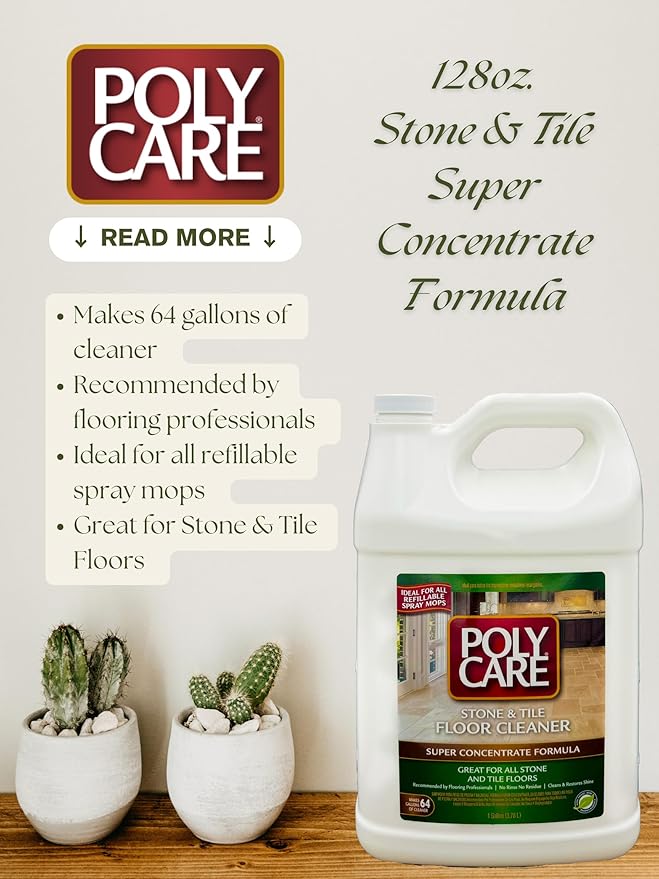 PolyCare 70001 Floor Cleaner Concentrate, 1 Gallon (1, Tile Stone)