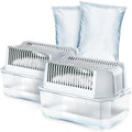 HUMYDRY | PACK 2 Dehumidifiers 35.3 oz. + 2 Refills | Moisture Absorber No Electricity Needed | Humidity Control for Large Rooms up to 400 sq.ft | Prevents Condensation and Musty Odors