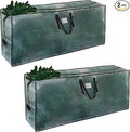 VENO 2 Pack Clear Christmas Tree Storage Bag - Fits 9 Ft Artificial Trees, Heavy Duty Large Bags with Zipper, Durable Handles, and Labeling Card Slot, Alternative to Storage Boxes with Lids (2 Pack)