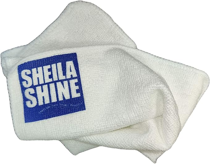 Sheila Shine Cloth for Stainless Steel | Cleans & Polishes at The Same Time | Microfiber Cleaning Cloth | Achieve a More Brilliant Shine | 12 x 12 inches | Pack of 1
