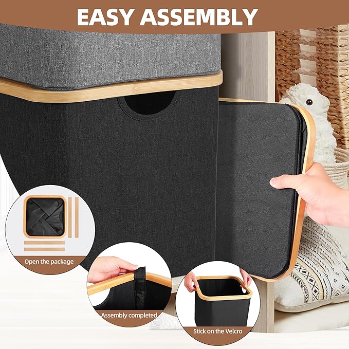 Cube Storage Bin 12 Inch -2 Pack,Collapsible Cube Storage Organizer with Handles,Fabric Storage Bins for Cubes Storages,Square Baskets for Organizing,Storage Bins for Shelve