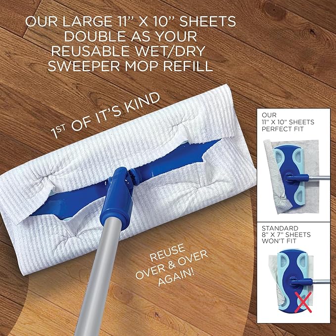 LOLA Swedish Dishcloths for Kitchen XL, 30 Sheet Roll, Biodegradable & Compostable, Reusable Paper Towel Cleaning Cloths, 11" x 10", No Odor, Washing Dishes, Ultra Absorbent Cellulose Sponge Towel