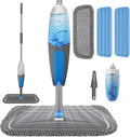 BPAWA Spray Mops for Floor Cleaning - Microfiber Wet Dry Dust Mop for Hardwood Laminate Wood Tile Vinyl Floors with 3 Washable Pads fit for Swiffer PowerMop