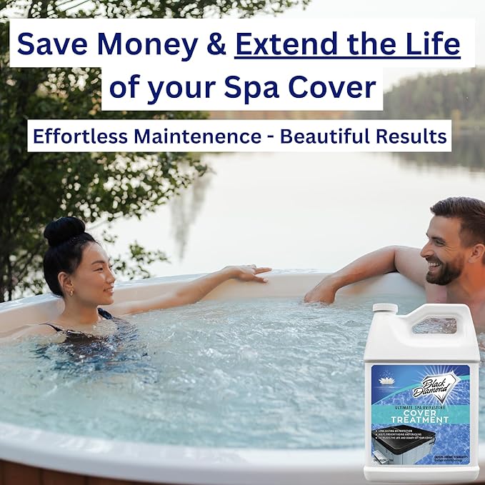 Ultimate UV/Restore Spa & Hot Tub Cover Cleaner and Protectant Treatment. Conditioner for Vinyl Cover Conditioner Spray Restores Your Cover to Look New. Simply Easy to Use