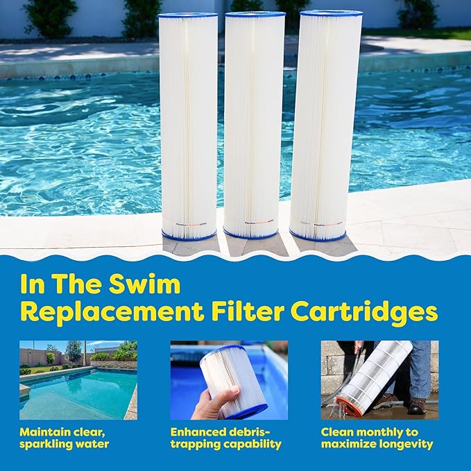 In The Swim Premium Pool Filter Cartridge Replacement for Pentair Clean and Clear 100 Predator CC100 Filter