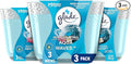 Glade Candle Aqua Waves, Fragrance Candle Infused with Essential Oils, Air Freshener Candle, 3-Wick Candle, 6.8 Oz, 3 Count