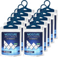 Zarpax Moisture Absorber Sachets Activated Charcoal 7.5 oz/212g - Remove Excess Moisture In Air & Odor - Desiccant Dehumidifier for Closet, Drawer, Storage - Dampness & Humidity Control - Set of 10
