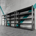 Nexvrtau 5 Tier Adjustable Metal Shelving Storage Rack,Storage Shelves,59.8" Wx24 Dx76.6 H Garage Shelving Heavy Duty,Industrial Shelving Unit for Basement,Warehouse,Garage Organization.3 Pack