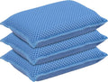 Microfiber Non-Scratch Dish & Kitchen Scrubber Heavy-Duty Household Cleaning Sponges, Multi-Purpose Cleaning Supplies for Dishes and Kitchens Pack of 3