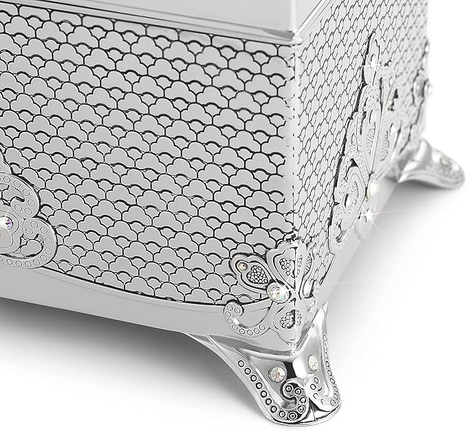 THINGS REMEMBERED Personalized Engraved Anastasia Clover Musical Keepsake Box (Free Customization)