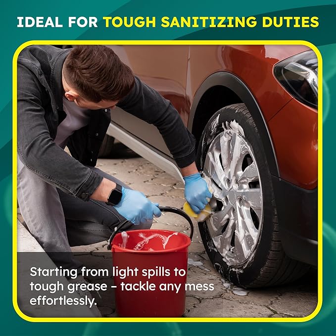 ECO-BLAST All-Purpose Cleaner & Degreaser – Heavy-Duty Grease & Stain Remover for Home, Kitchen, Garage & Industrial Use, Surface-Friendly Cuts Through Tough Dirt – 1 Gallon