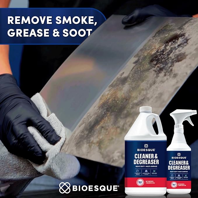 Bioesque Heavy Duty Multi-Surface Cleaner & Degreaser Concentrated Professional Formula, 5 Gallon (Pack of 1)