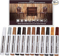 Lifreer Revolutionary Furniture Touch Up Markers, 12 Colors Wood Scratch Repair Markers Kit - Perfect for Stains, Scratches, Wood Floors, Tables, and Bedposts - Easy to Use and Long-Lasting Results!