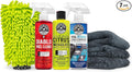 Chemical Guys Car Cleaning Kit - With Car Wash Soap, Wheel Cleaner, Total Interior, Car Wash Mitt - Interior and Exterior Wash Kit With Vehicle Cleaning and Detailing Accessories - 7 Item Kit