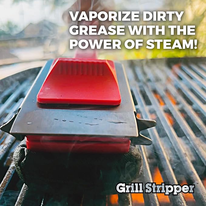 GRILL STRIPPER Replaceable Flame-Resistant Aramid Fiber-Reinforced Scrubbing Sponge