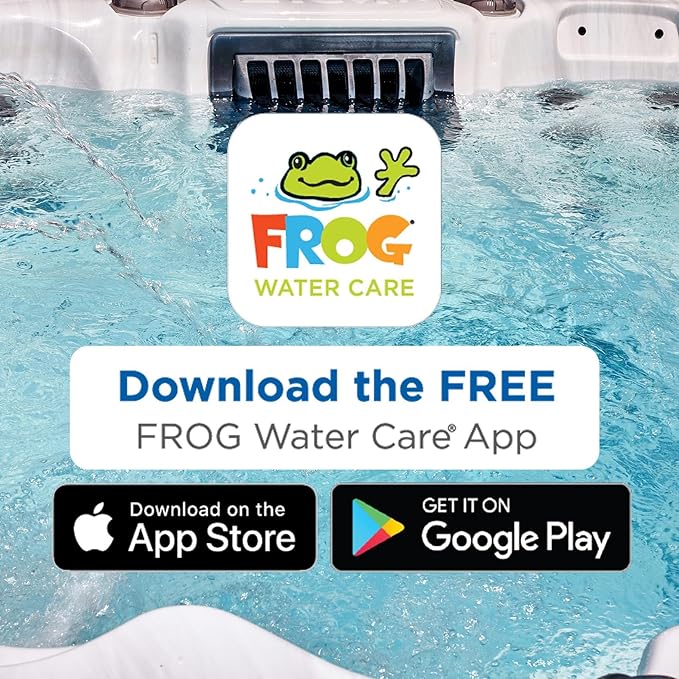 FROG Serene Replacement Bromine Cartridges for use with Hot Tub FROG Serene Floating Sanitizing System - Prefilled for Quick & Easy Hot Tub Maintenance - 4 Pack