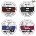 Angelino's Coffee, 96 Count, Compatible with Keurig 2.0 K-Cup Brewers (Dark Roast Variety, 96 Count)