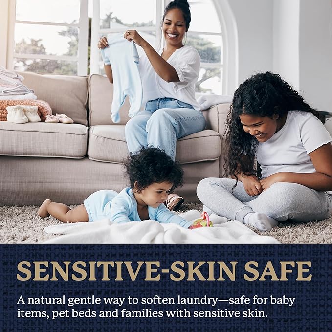 Farberware Wool Dryer Balls 4 Pack – Reusable 100% Wool Balls for Dryer – Natural Fabric Softener for Laundry, Towels & Bedding, Replaces Fabric Sheets & Liquid Softeners