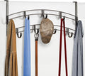 LYNK Professional® Home™ Over The Door Hooks - 9 Hook Over The Door Hanger - Over Door Coat Rack - Hanging Towels or Clothes - Bathroom, Bedroom or Laundry Room - Lifetime Ltd. Warranty – Bronze