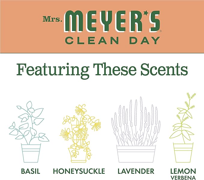 Mrs. Meyer's Clean Day Room Freshener Spray Bottle, Geranium Scent, 8 Fl oz (Pack of 1)