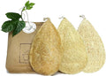 Miw Piw Natural Loofah Dish Sponge Pack 3 Vegetable Scrubber for Kitchen -100% Biodegradable Compostable Dishwashing Scouring Pad Zero Waste Plastic Free Eco Friendly Sustainable