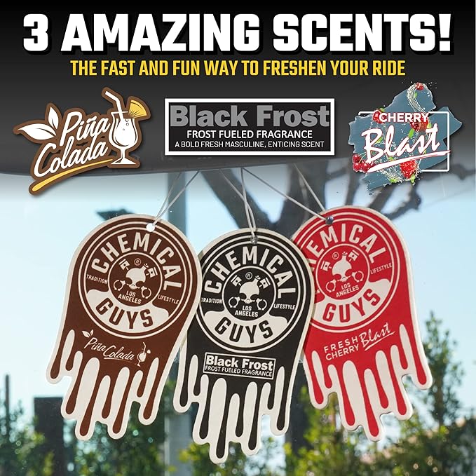Chemical Guys 8-Piece Arsenal Builder Car Wash Kit - Includes Bucket, Dirt Trap, Lid, Wash Mitt, Air Fresheners & (3) 16 oz Car Care Chemicals, Complete Cleaning Kit for Trucks, SUVs & More
