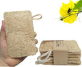HONSVA Large Natural Dish Scrubber, Loofah Dishwashing Sponge (6 Pcs), No Scratch for Dish, Large Size 5.2"L*3.2"W, Loofah Plant Kitchen Eco-Scrubber, Zero Waste and Eco Friendly Sponges, Unbleached.